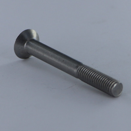 1 x Metalliruuvit Ruostumaton teräs A2 "FHC kuusioruuvi uppokannalla Avain 4 HC4 M6X50 Osittain kierteytetty