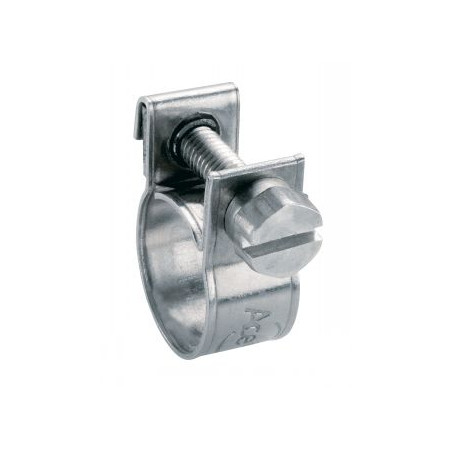 1 x MINICLAMP Halkaisija 7 to 9 Ruostumaton teräs W4
