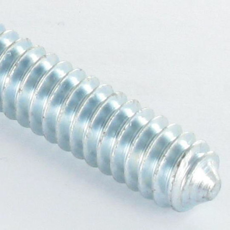 1 x Sängyn kokoamisruuvi Sinkitty teräs M8x45 Osittain kierteytetty Kierrepituus: 150 mm Ristipää