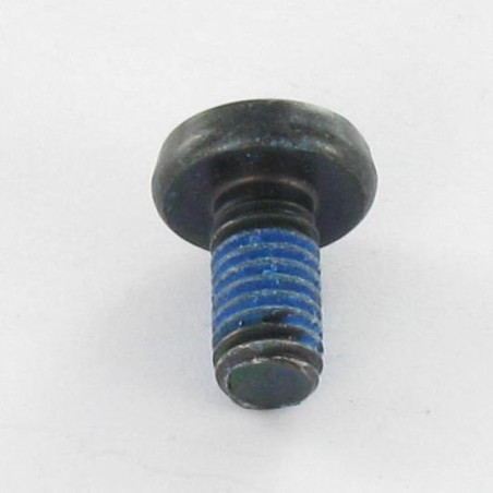 1 x Metalliruuvit leveä kupukantainen Pozi PZ11 M6X12 Musta sinkitty teräs Lukitus kierre