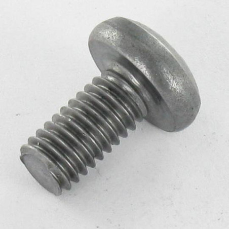 1 x Metalliruuvit leveä kupukantainen Pozi PZ11 M6X12 Raakateräs