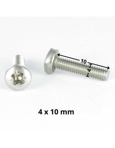 1 x Metalliruuvit leveä kupukantainen Pozi PZ10...