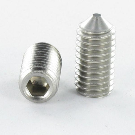 1 x Metalliruuvit Päätön kuusiokoloruuvi (sthc / sans tête six pans creux) 5 HC2 M5X16 Terämäinen pää Sinkitty