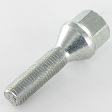 1 x Ruuvi PYÖRÄ M12X60 Kierrepituus: 125 mm S/PL17 Luokka 10.9 Sinkitty teräs