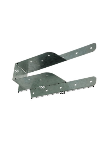 1 x Palkkikenkä taitettavalla laipalla...