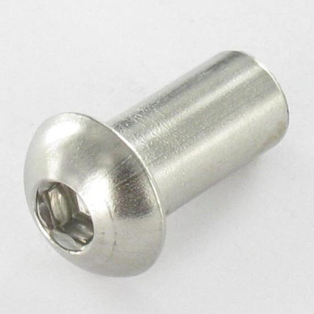 1 x Mutteri Sitoja Kupupää M6X8 Avain 4 HC4 7X15 Ruostumaton teräs