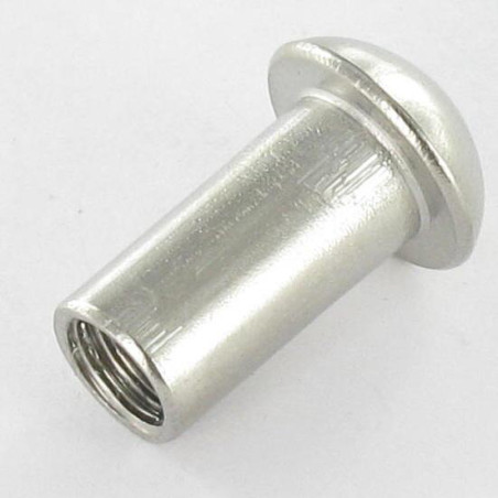 1 x Mutteri Sitoja Kupupää M6X8 Avain 4 HC4 7X15 Ruostumaton teräs