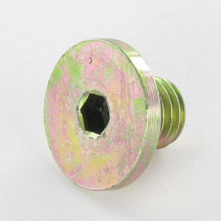 1 x Metalliruuvit Dikromattu Litteä pää 20X13 M10X10 Avain 5 HC5 XC18