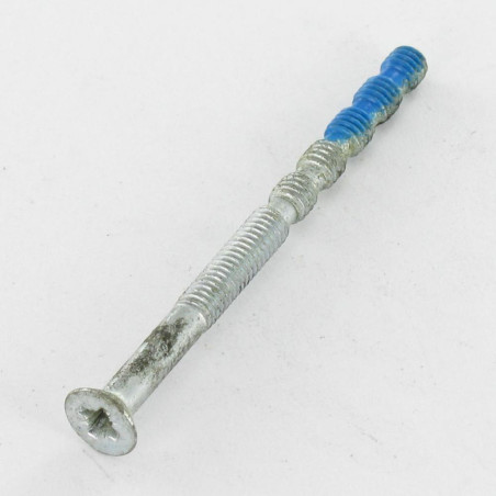 1 x Metalliruuvit uppokantainen Pozi PZ10 M4X55 Kierteytetty kohteessa 25 KUIVA Sinkitty teräs Lukitus kierre 15 mm:n