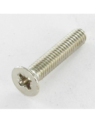 1 x Metalliruuvit uppokantainen Pozi PZ10 M4X20...