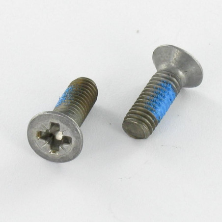 1 x Metalliruuvit uppokantainen Pozi PZ11 M6X18 Raakateräs Lukitus kierre 150)