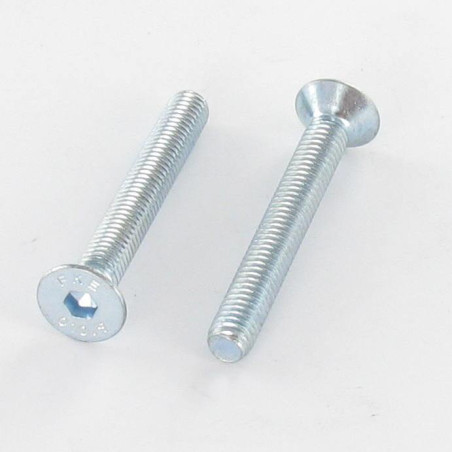 1 x Metalliruuvit "FHC kuusioruuvi uppokannalla M4X8 Kokonaan kierteytetty Luokka 10.9 5 HC2 Sinkitty teräs
