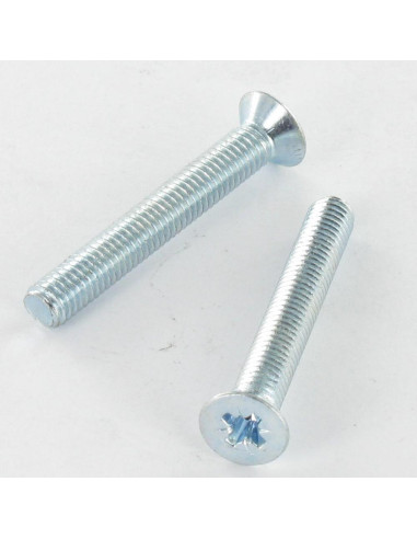 1 x Metalliruuvit uppokantainen Pozi PZ10 M5X50...