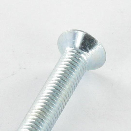 1 x Metalliruuvit uppokantainen Pozi PZ10 M5X50 Sinkitty teräs