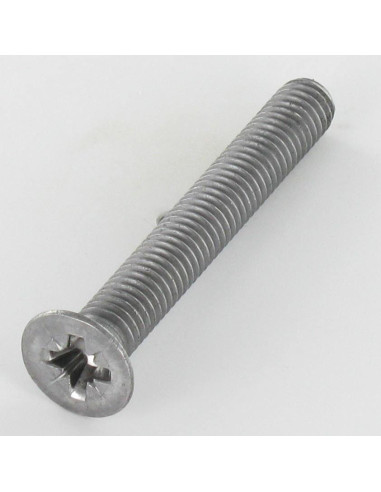 1 x Metalliruuvit uppokantainen Pozi PZ11 M6X45...