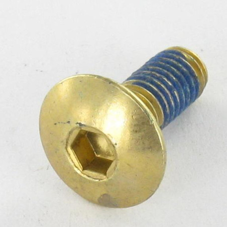 1 x Ruuvi "Kupolipultti M6X12 Avain 4 HC4 Sinkitty teräs Lukitus kierre