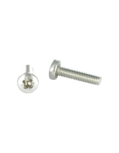 1 x Metalliruuvit Ruostumaton teräs A2 leveä...