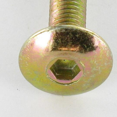 1 x Ruuvi "Kupolipultti M6X75 Avain 4 HC4 Dikromattu