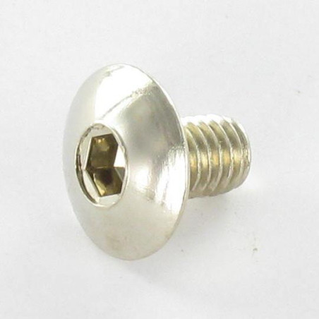 1 x Ruuvi "Kupolipultti M6X12 Avain 4 HC4 Nikkelöity teräs