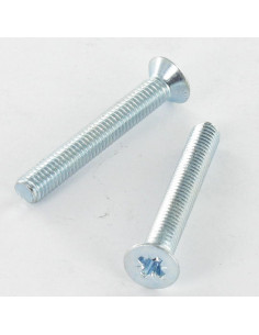 Metalliruuvit uppokantainen Pozi PZ11 M6X40 Sinkitty teräs