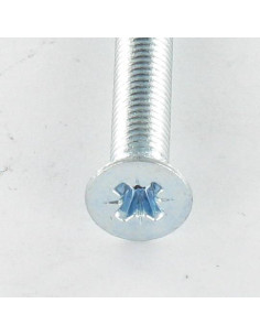 Metalliruuvit uppokantainen Pozi PZ11 M6X40 Sinkitty teräs 2