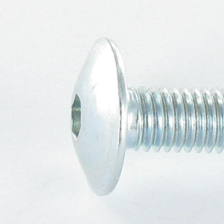 1 x Ruuvi "Kupolipultti Avain 4 HC4 M7X25 Kierrepituus: 100 mm Sinkitty teräs