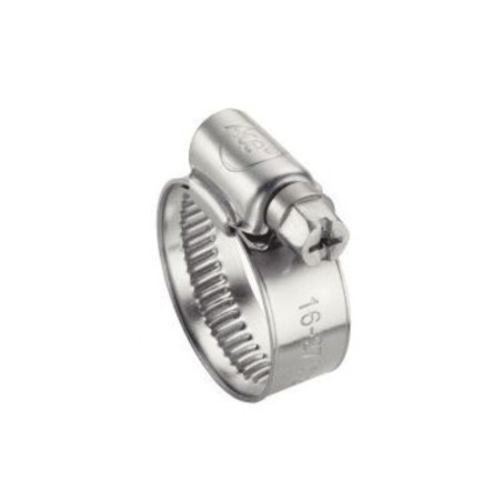 1 x Letkupuristin rei’ittämätön nauha 12 mm Halkaisija 130 to 150 Sinkitty teräs W1