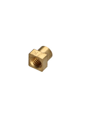 1 x Neliömutteri Messinki M3.5 Kierre 60 5x5x5