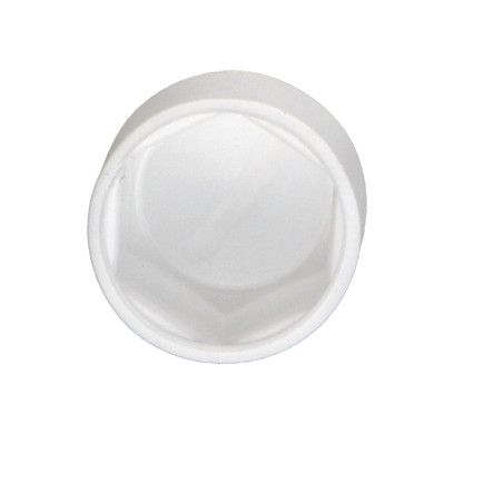 1 x Mutterin suojus tai ruuvin pään suojus Kuusiopää TH M8 Hvit polyetylen Tasaiselle 13