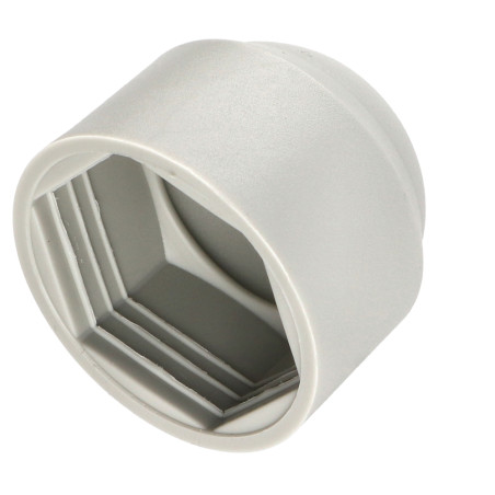 1 x Mutterin suojus tai ruuvin pään suojus Kuusiopää TH M16 Polyetylen Harmaa RAL7038