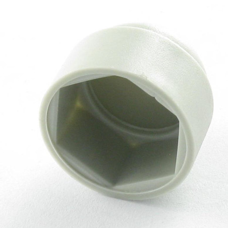 1 x Mutterin suojus tai ruuvin pään suojus Kuusiopää TH M12 Polyetylen Tasaiselle 18 RAL7038