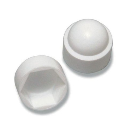 1 x Mutterin suojus tai ruuvin pään suojus Kuusiopää TH M20 Hvit polyetylen Tasaiselle 30