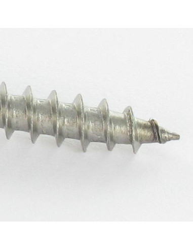1 x PVC-ruuvi Ruostumaton teräs A2 Lieriöpää...