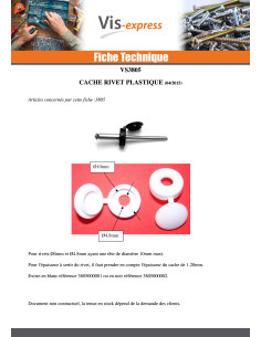 Suojus Niitti Polyetylen Sininen 2