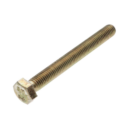 1 x Metalliruuvit Kuusiopää TH M8X80 Luokka 6.8 Dikromattu
