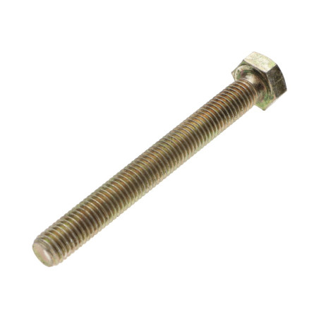 1 x Metalliruuvit Kuusiopää TH M8X80 Luokka 6.8 Dikromattu