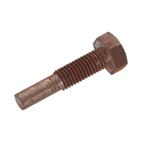 1 x Metalliruuvit Kuusiopää TH M10X45 Luokka 6.8 Raakateräs Litteä 8/20