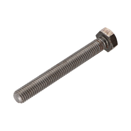 1 x Metalliruuvit Kuusiopää TH M10X80 Luokka 6.8 Raakateräs Lävistetty