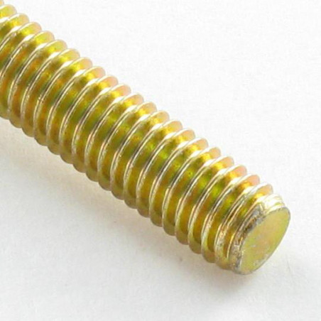 1 x Metalliruuvit Kuusiopää TH M8X55 Luokka 6.8 Dikromattu