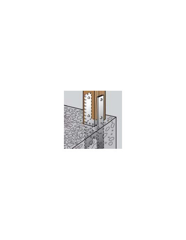 1 x Postin pohja Muoto H 91x600x60x6...