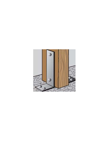 1 x Postin pohja Muoto U 91 x 50 x 200...