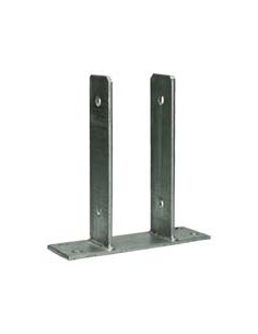 Postin pohja Muoto U 81 x 50 x 200 varmgalvanisert stål" 2