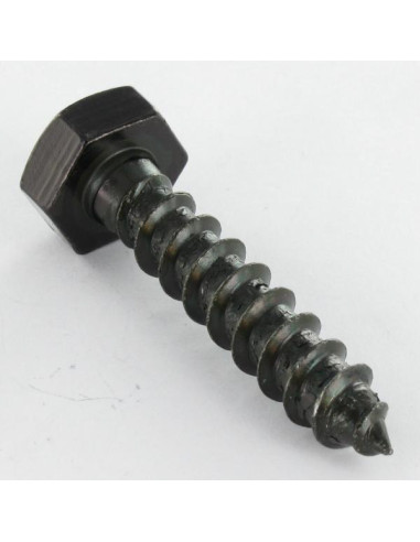 1 x Ankkuriruuvit 8x60 Musta sinkitty teräs