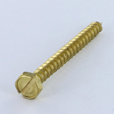 1 x Ankkuriruuvit Messinki 6x60 KIERRE KOKONAIS T.FEND