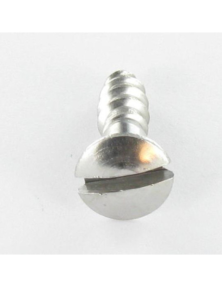 1 x Puuruuvi Ruostumaton teräs A2 Kupumainen uppokanta Halkaistu 4X16