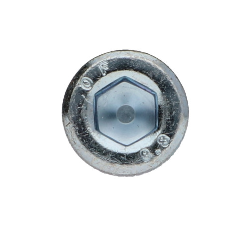1 x Metalliruuvit "Lieriömäinen kuusiokoloruuvi M8X30 Luokka 8.8 Avain 6 HC6 Sinkitty teräs Lukitus kierre