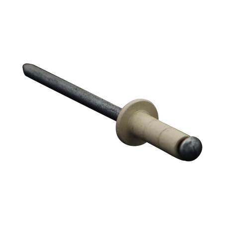 1 x Sokkoniitti/vetoniitti GOMULTI Alumiiniteräsvarsi TRS 4X12 RAL 1013 helmenvalkea