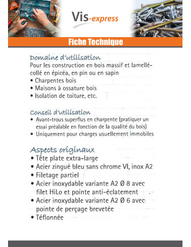 1 x Puuruuvi Levypää TORX T40 10x200 Sinkitty...