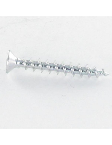 1 x PVC-ruuvi Kupumainen uppokanta Phillips 4.3x45 Itseporautuva Sinkitty teräs