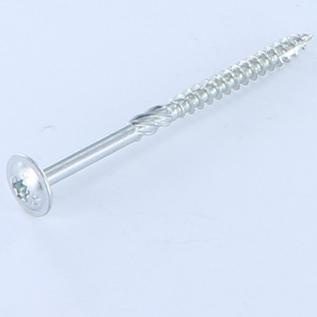 1 x Puuruuvi Levypää TORX T25 5x70 Sinkitty teräs